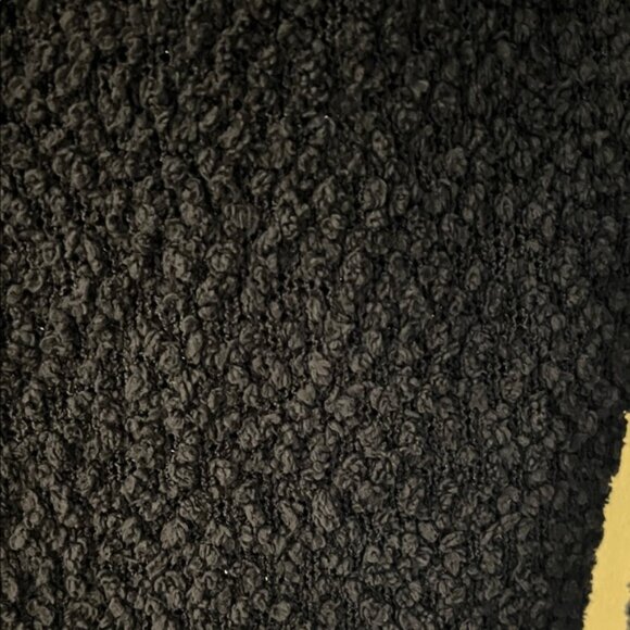 Bobeau Navy w black skeleton Textured Knit Top - Picture 4 of 5